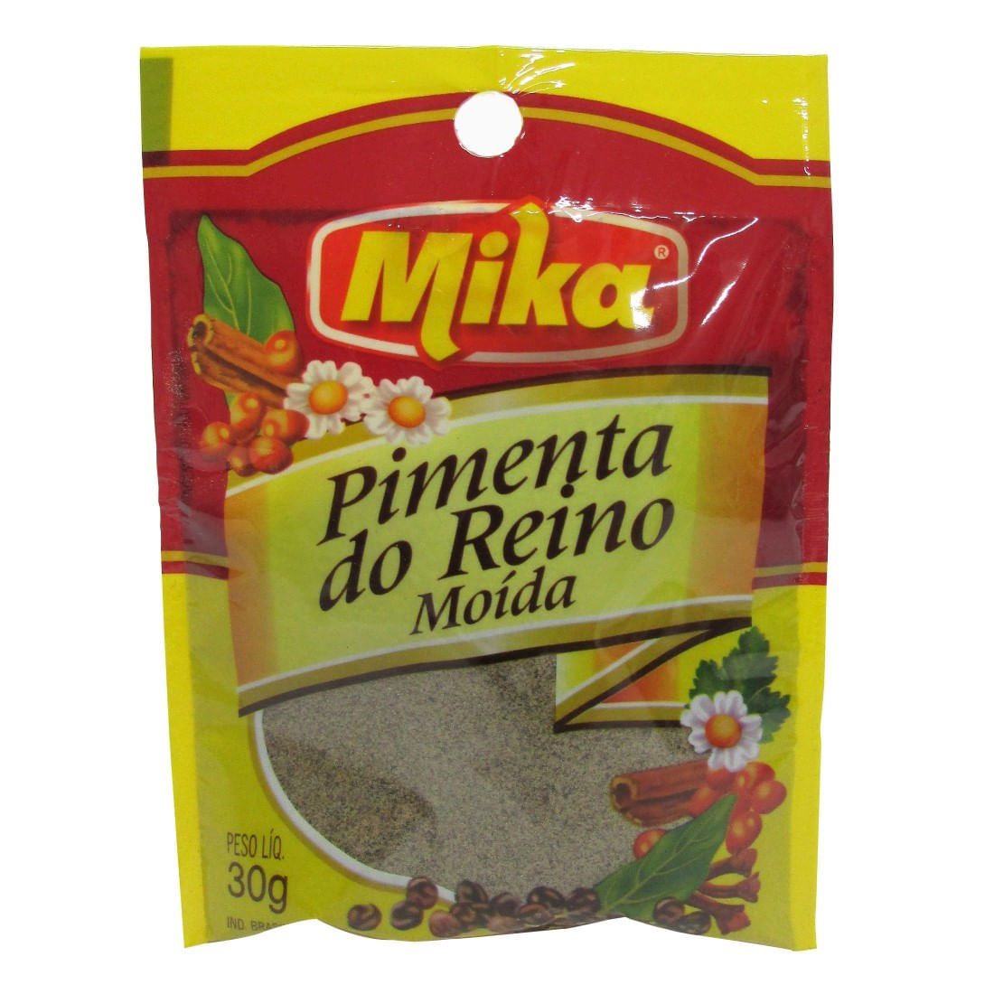 Pimenta do Reino Moída Mika 30g