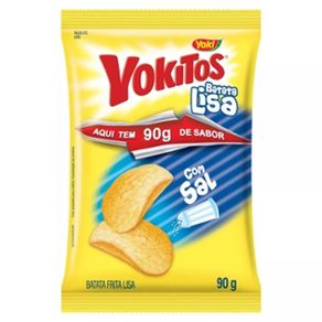 Batata Lisa Yoki Yokjitos com Sal 90g Batata Lisa Yoki Yokjitos com Sal 90g