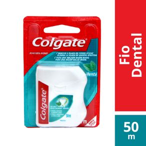Fio Dental Colgate Menta 50 Metros Fio Dental Colgate Menta 50 Metros