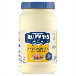 Maionese Hellmanns Com Ovos 250g Maionese Hellmanns Com Ovos 250g