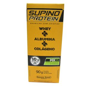 Barra de Cereal Supino Protein Baunilha com Crispies 90g