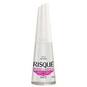 Esmalte Risqué Natural Rendas do Brasil Paetê 8ml