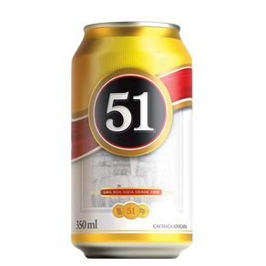 AGUARDENTE PIRASSUNUNGA 51 350ML AGUARDENTE PIRASSUNUNGA 51 350ML