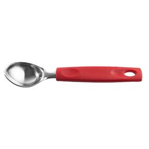 Colher para Sorvete Brinox Vermelha Inox