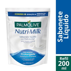 Sabonete Líquido Palmolive Nutri-Milk Refil 200ml Sabonete Líquido Palmolive Nutri-Milk Refil 200ml
