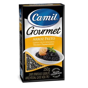 Arroz Preto Gourmet Tipo 1 Camil 250g Arroz Preto Gourmet Tipo 1 Camil 250g
