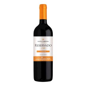 Vinho Chileno Tinto Seco Reserva Estrellas Santa Carolina Carménère Valle del Rapel Garrafa 750ml