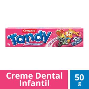 Creme Dental Infantil Tandy Tutti Frutti 50g Creme Dental Infantil Tandy Tutti Frutti 50g