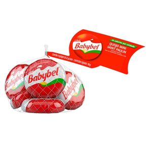 Queijo Saint Paulin Babybel Mini 110g Queijo Saint Paulin Babybel Mini 110g