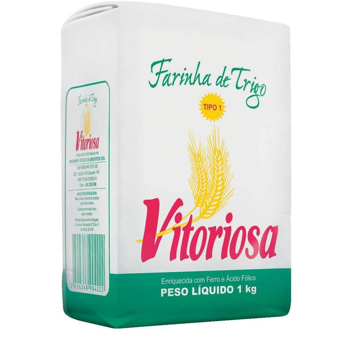 Farinha de Trigo Vitoriosa Tipo 1 1kg