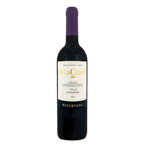 Vinho Chileno Macool Reservado Camenère 750ml