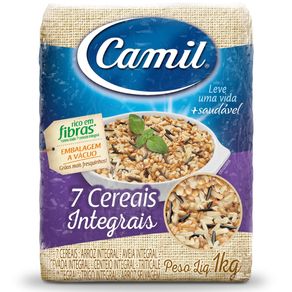 Arroz Integral Camil 7 Cereais 1kg