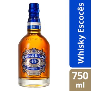 Whisky Chivas Regal 18 Anos 750ml Whisky Chivas Regal 18 Anos 750ml