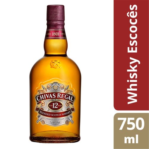 Whisky Chivas Regal 12 Anos 750ml - comper