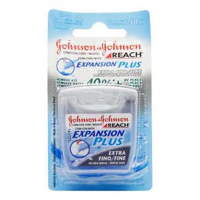 Fio Dental Johnson| & |Johnson Expansion Plus Extra Fino 50 metros Fio Dental Johnson| & |Johnson Expansion Plus Extra Fino 50 metros