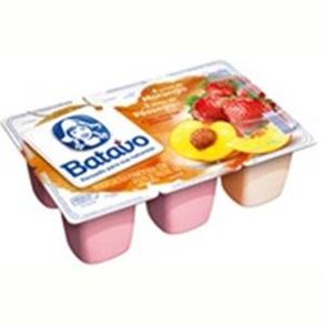 Bebida Láctea Polpa Morango e Pessego Batavo 540g Bebida Láctea Polpa Morango e Pessego Batavo 540g