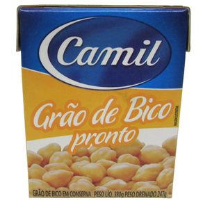 Grão Bico Camil Temperado Cozido 380g Grão Bico Camil Temperado Cozido 380g