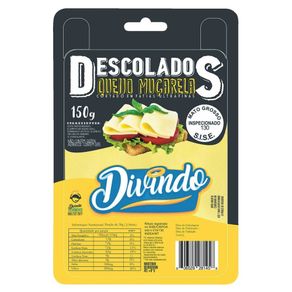 Queijo Mussarela Divindo Descolados Fatiado 150g
