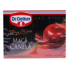 Chá Dr.Oetker Misto Maçã e Canela 30g Com 15 Sachês