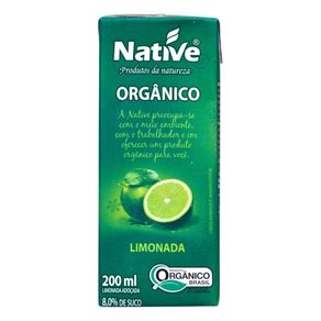Suco Pronto Native Orgânico Limonada 200ml Suco Pronto Native Orgânico Limonada 200ml