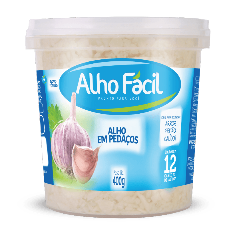 Alho em Pedaços Alho Fácil 400g