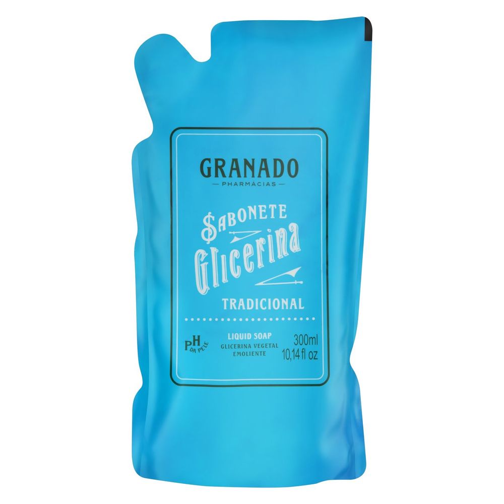 Sabonete Líquido Granado Glicerina Tradicional Refil 300ml Comper 1129