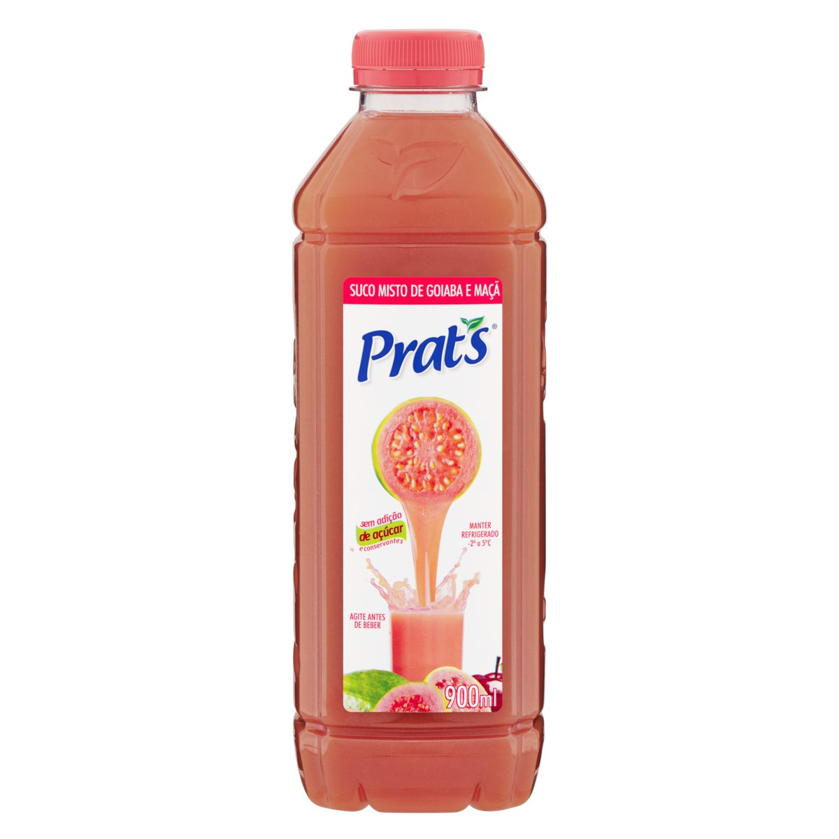 Suco Integral Prat's Goiaba e Maçã 900ml