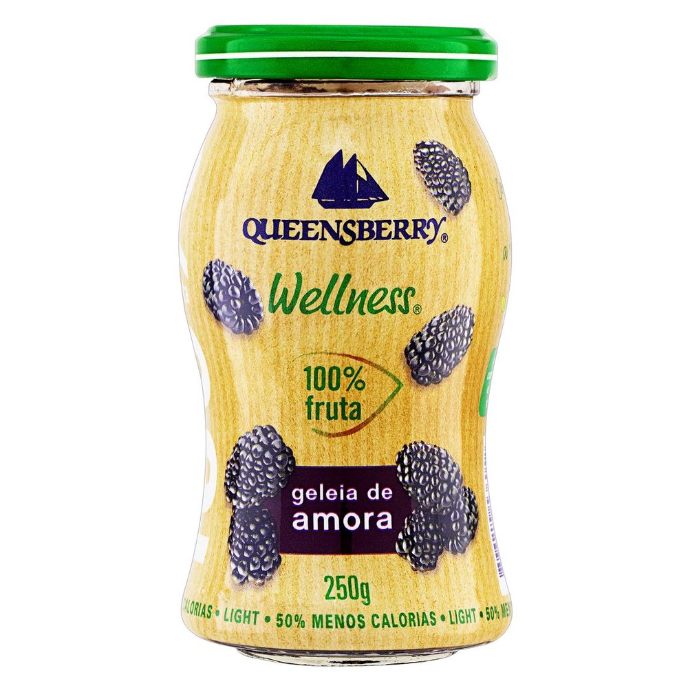 Geleia Queensberry Wellness Amora 250g comper