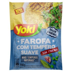 Farofa-de-Mandioca-Yoki-200g-Sua Farofa-de-Mandioca-Yoki-200g-Sua