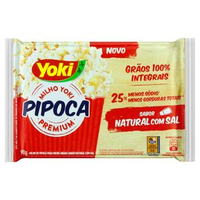 Pipoca-Para-Micro-Ondas-Yoki-90g Pipoca-Para-Micro-Ondas-Yoki-90g