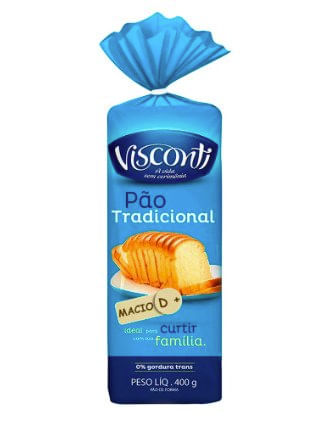 Pão de Forma Visconti Tradicional 400g