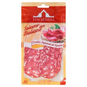 Salame-TIpo-Italiano-Fatiado-Haciendas-80g Salame-TIpo-Italiano-Fatiado-Haciendas-80g