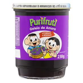 Geleia-de-Amora-Turma-Monica-Purifruti-230g Geleia-de-Amora-Turma-Monica-Purifruti-230g