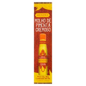 Molho-Pimenta-Mendez-80ml-Tradicional-Cremoso Molho-Pimenta-Mendez-80ml-Tradicional-Cremoso