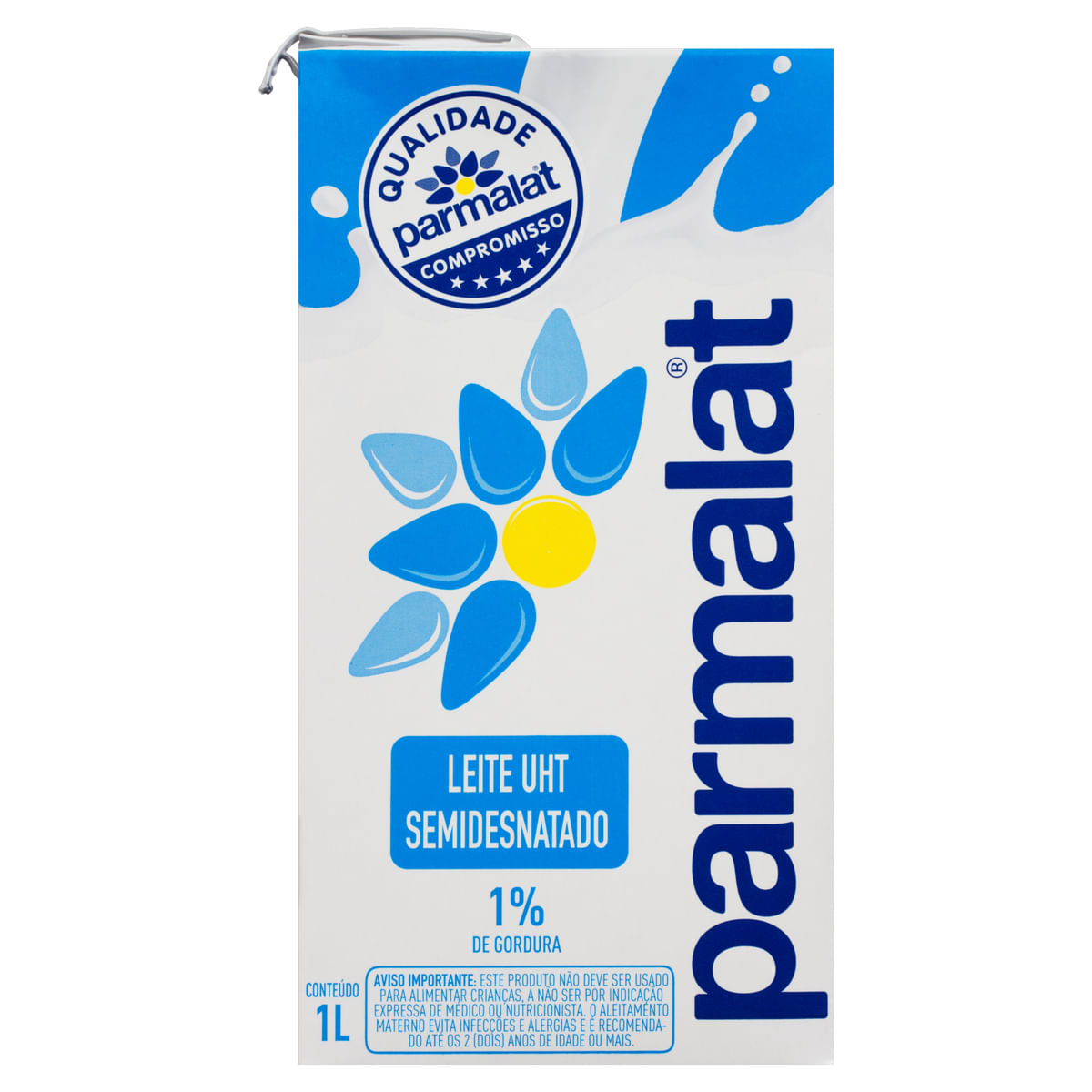 Leite Parmalat Semidesnatado 1 Litro