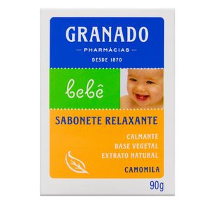 Sabonete-Em-Barra-Relaxante-Camomila-Granado-Bebe-Caixa-90g Sabonete-Em-Barra-Relaxante-Camomila-Granado-Bebe-Caixa-90g