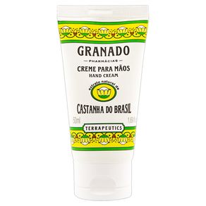 Creme-Para-As-Maos-Extrato-Natural-de-Castanha-Do-Brasil-Granado-Terrapeutics-Bisnaga-50ml Creme-Para-As-Maos-Extrato-Natural-de-Castanha-Do-Brasil-Granado-Terrapeutics-Bisnaga-50ml