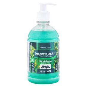 Sabonete-Liquido-Dermacream-500ml-Erva-Doce Sabonete-Liquido-Dermacream-500ml-Erva-Doce