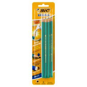 Lapis-Preto-Hb-Nº-2-Bic-Evolution-4-Unidades Lapis-Preto-Hb-Nº-2-Bic-Evolution-4-Unidades