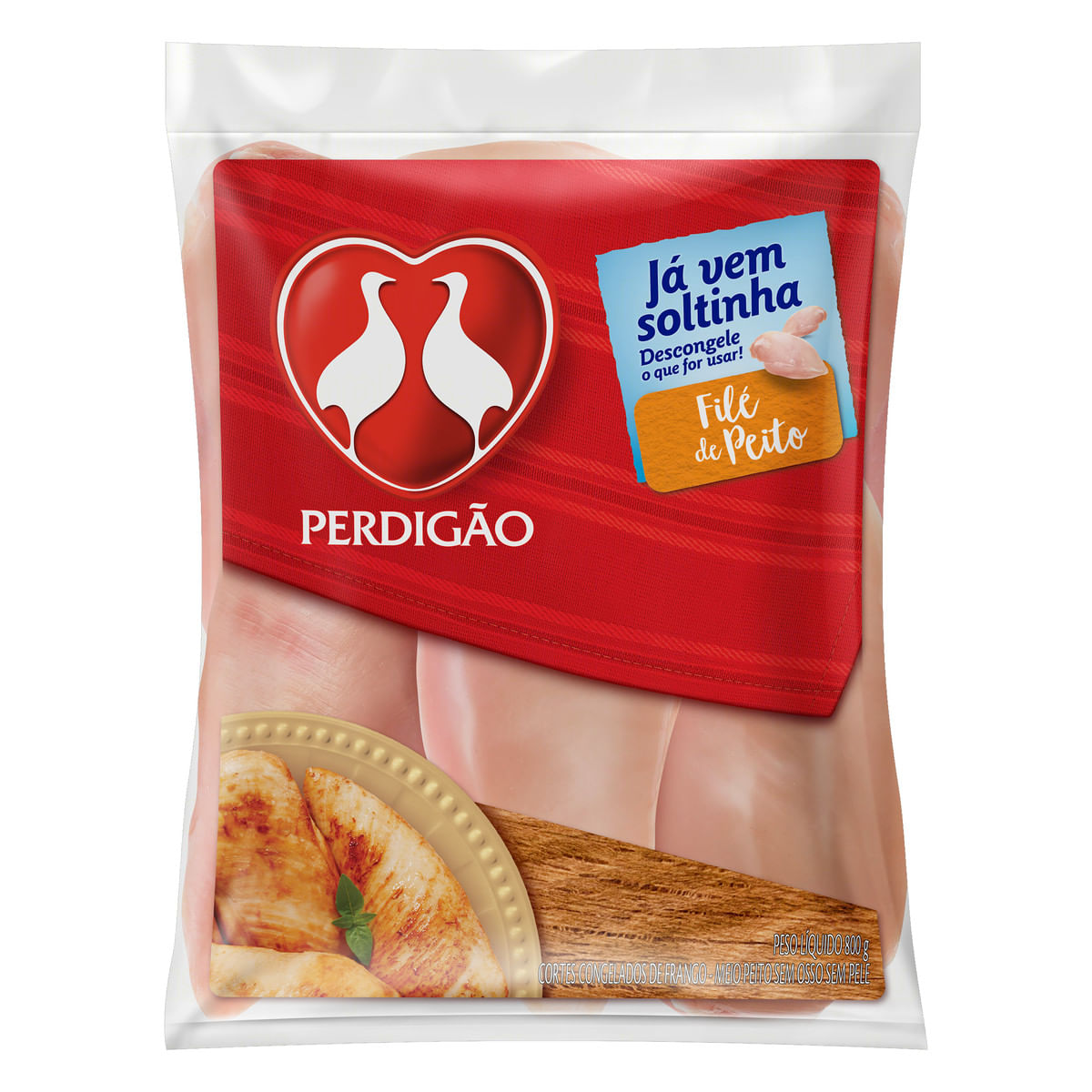 Filé de Peito de Frango Perdigão Pacote 800g