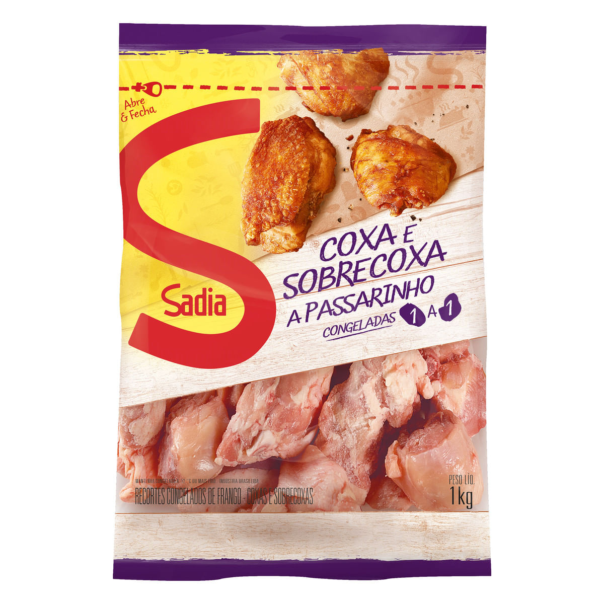 Coxa e Sobrecoxa de Frango Sadia 1kg