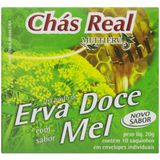 Cha-Real-Multiervas-Erva-Doce-com-Mel-20g---Com-10-Saches