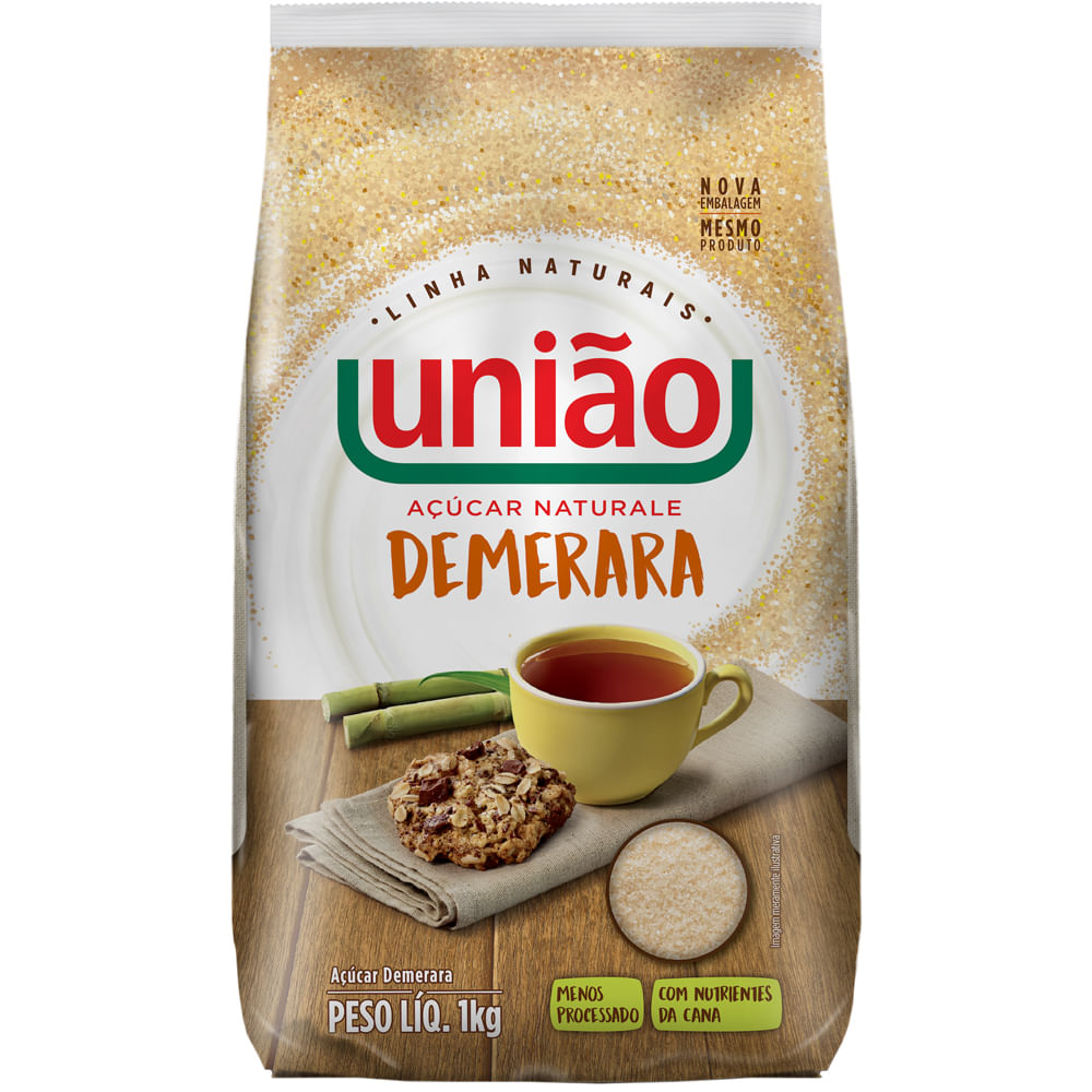 Açúcar Demerara União Naturale 1kg