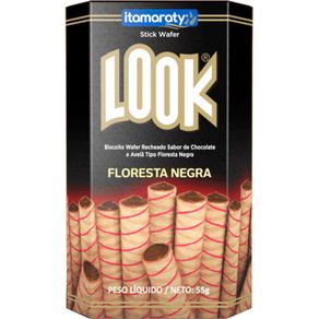 Biscoito-Wafer-Look-Stick-Floresta-Negra-55g Biscoito-Wafer-Look-Stick-Floresta-Negra-55g