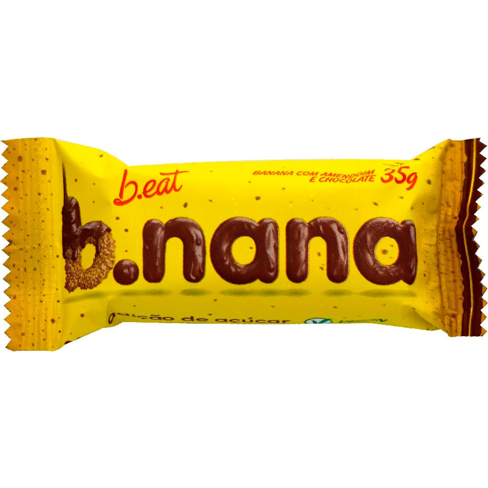 Chocolate Banana Beat Amendoim Com Chocolate 35g - Comper