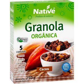 Granola-Native-Organica-Cacau-250g Granola-Native-Organica-Cacau-250g
