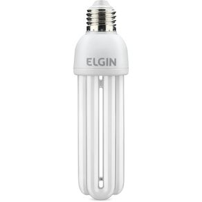 Lampada-Elgin-Fluorescente-Compacta-Eletronica-3U-25W-6500K-127V Lampada-Elgin-Fluorescente-Compacta-Eletronica-3U-25W-6500K-127V