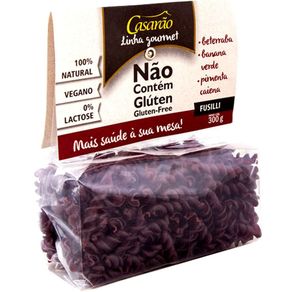 Macarrao-Casarao-Linha-Gourmet-Fusilli-Beterraba-Banana-Verde-Pimenta-e-Caiena-300g Macarrao-Casarao-Linha-Gourmet-Fusilli-Beterraba-Banana-Verde-Pimenta-e-Caiena-300g