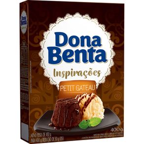 Mistura-para-Bolo-Dona-Benta-Petit-Gateau-400g Mistura-para-Bolo-Dona-Benta-Petit-Gateau-400g