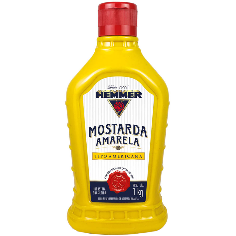 Mostarda Amarela Hemmer 1kg